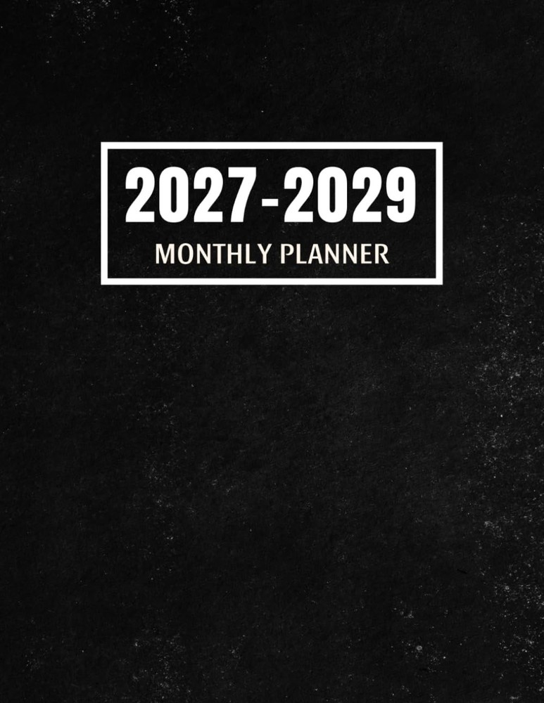 2027-2029 Monthly Planner: 3 Year Calendar January 2027 - December 2029 (36 Mont