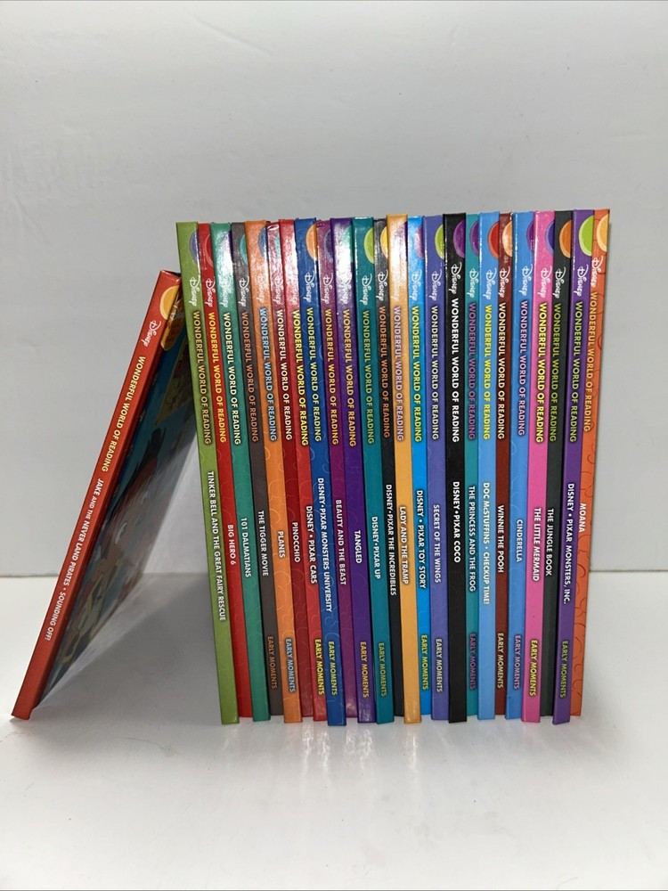 Bundle- 25 Hardcover “Wonderful World Of Reading” Disney Hardcover Books READ