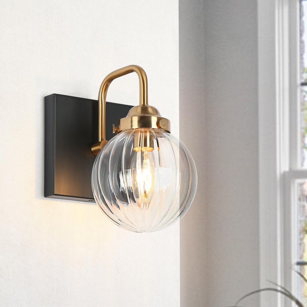 Modern Black Mid-Century Wall Sconces for Bedroom Lighting