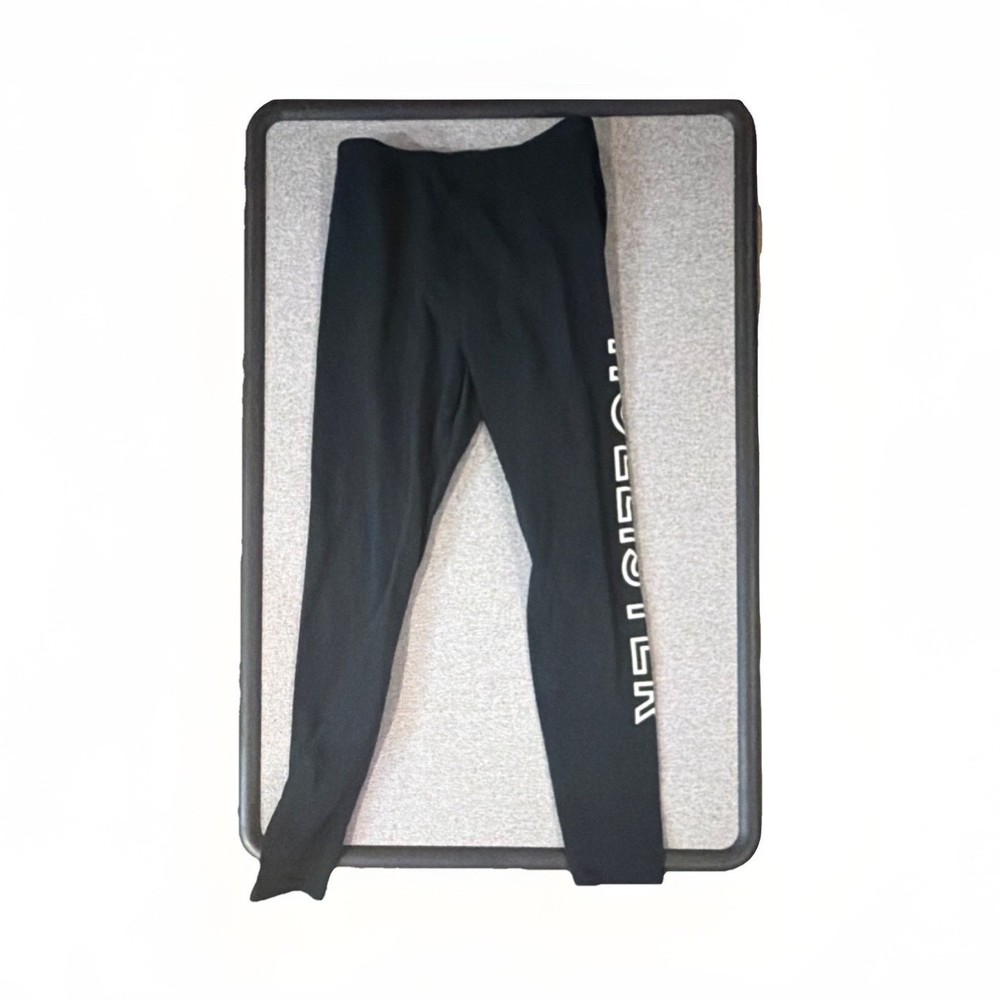 Hollister Women's Black Ankle Leggings Size M Regular Solid Pattern Plain