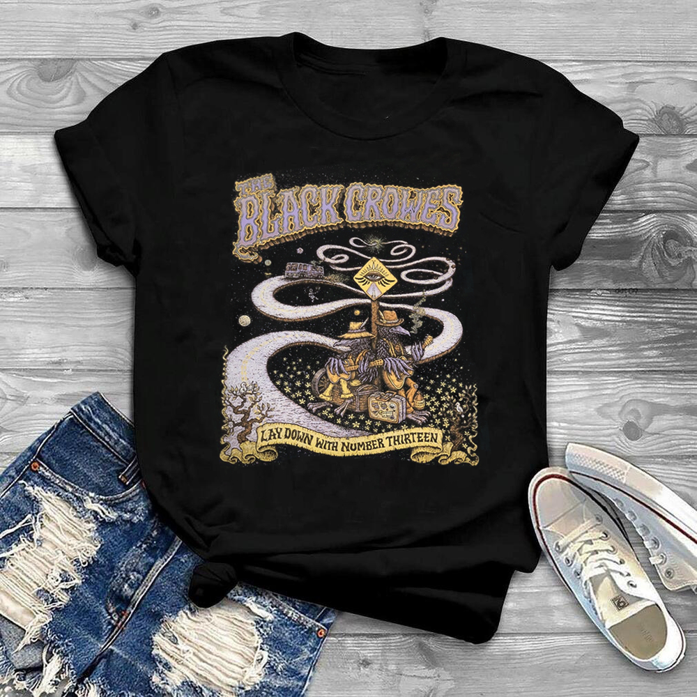 The Black Crowes 2013 Black unisex S-234XL gIFT FAMILY  Shirt S001