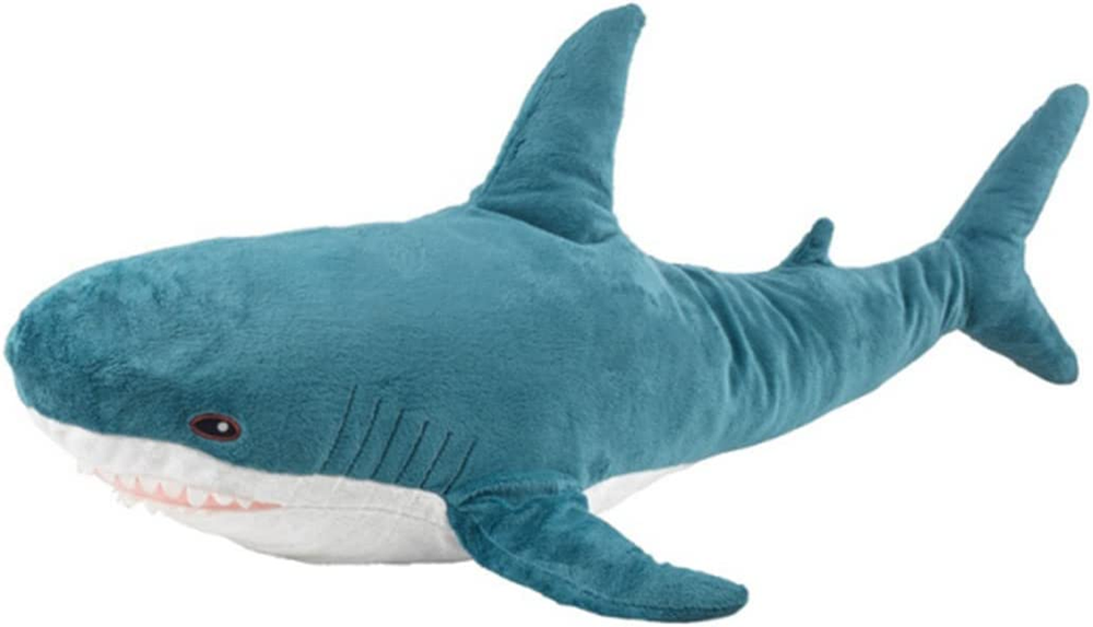 31-Inch Giant Plush Shark Toy Super Soft Cute Pillow for Kids