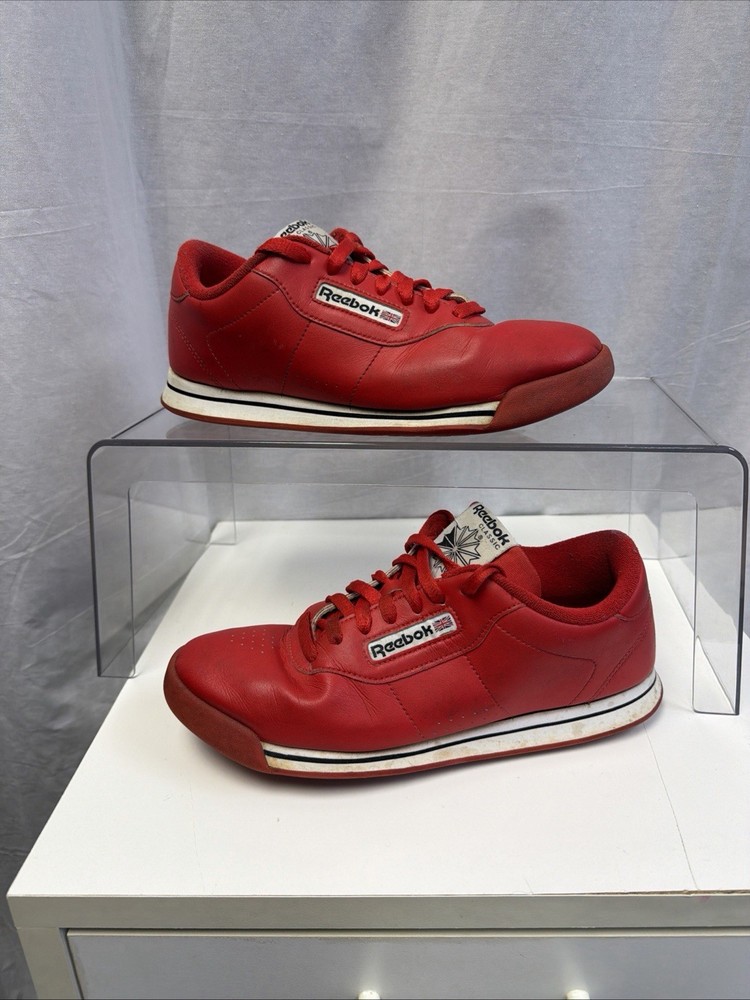 Reebok Classics Princess Women’s Size 9.5 Bright Red (no Box) Used Good