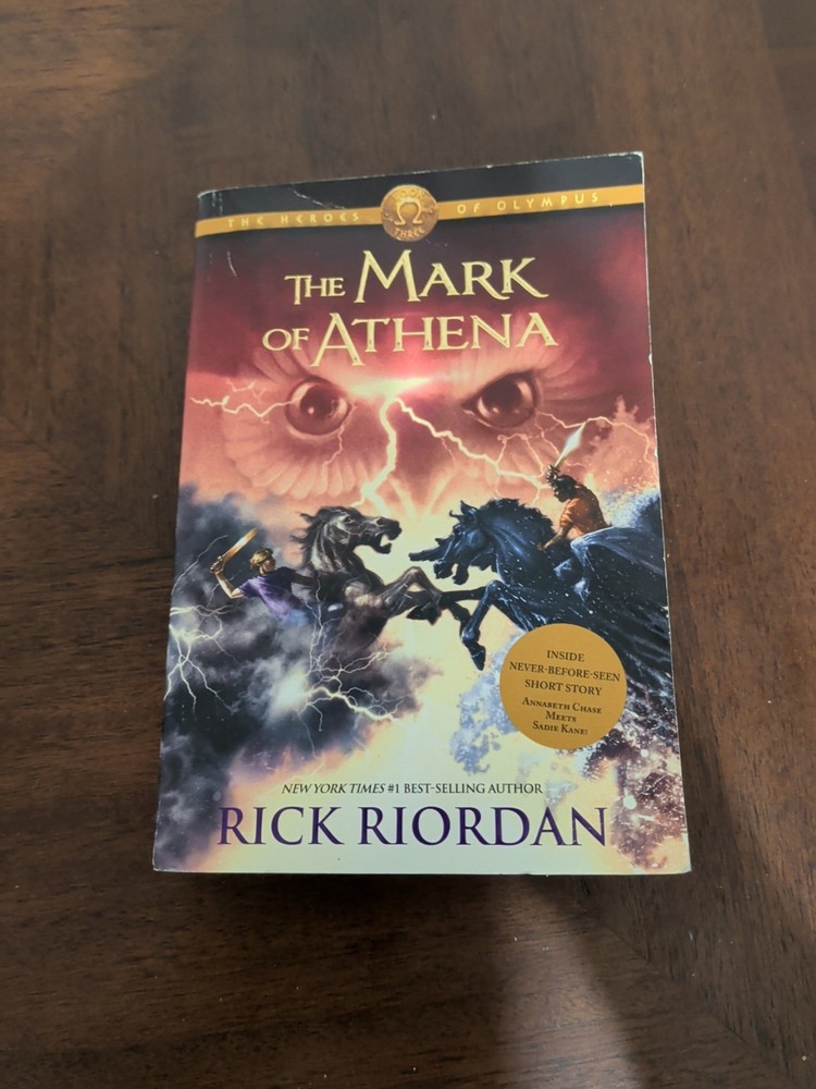 The Mark of Athena by Rick Riordan Fantasy Adventure Novel