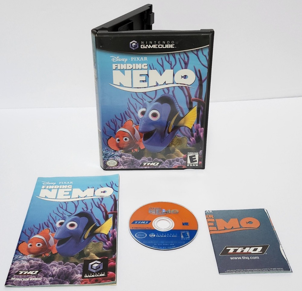 Finding Nemo Nintendo GameCube Complete CIB W/ Manual & Inserts Tested Working