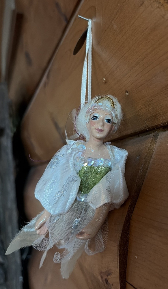 Vintage  Katherine’s Collection Mystical Fairy Hanging Christmas  6