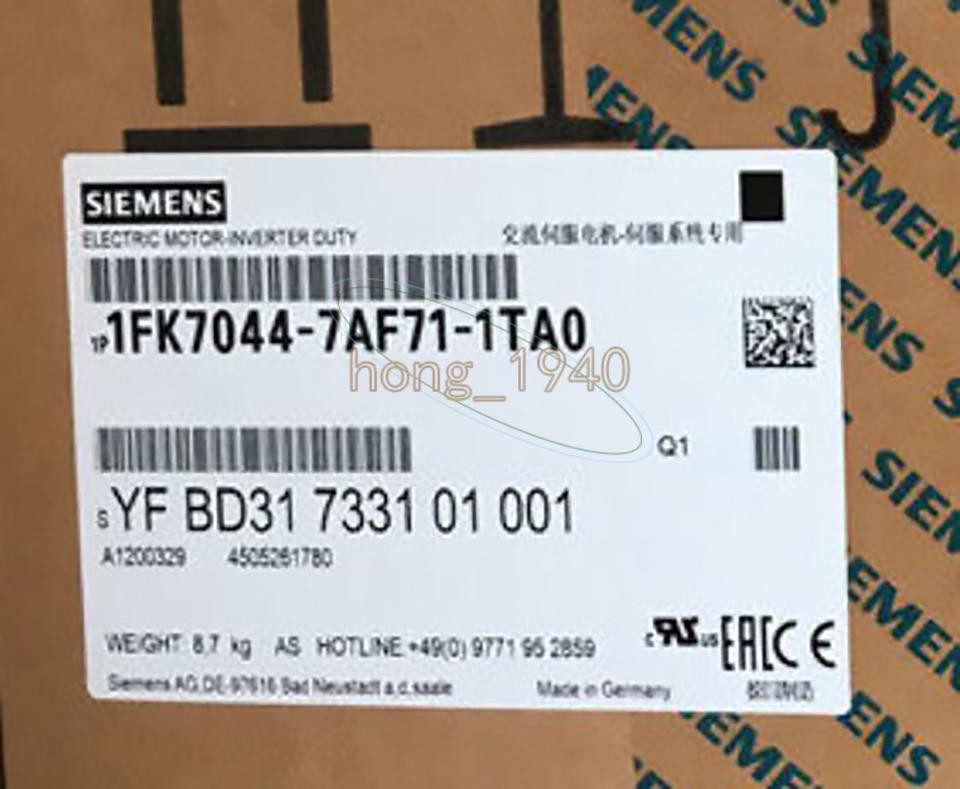 1PCS NEW Siemens Servo Motor 1FK7044-7AF71-1TA0