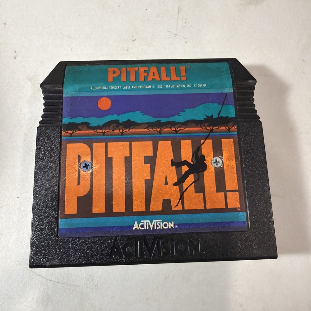 Pitfall - Atari 5200, 1983 AUthentic Cartridge only Tested and Working