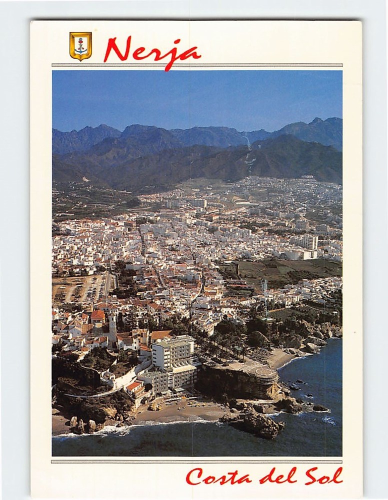 Postcard Costa del Sol Nerja Spain