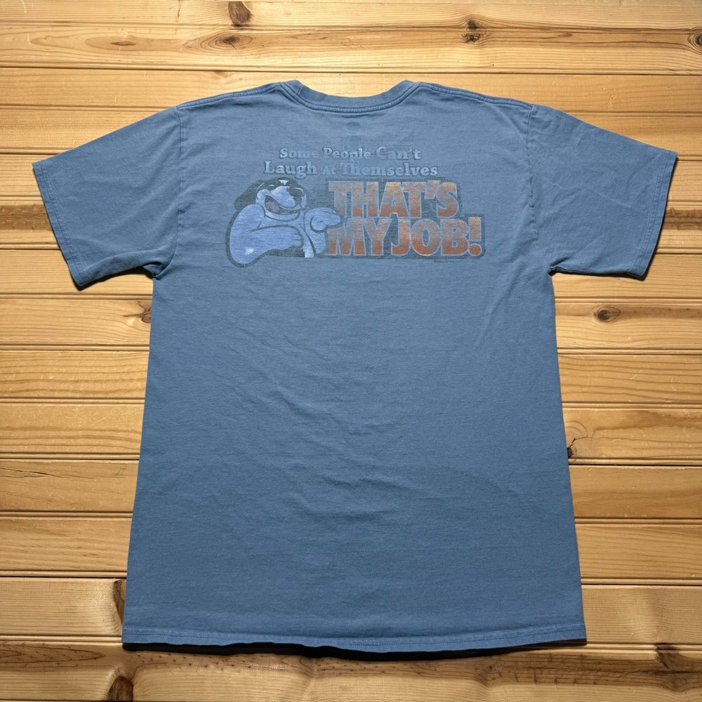 Vintage 90s Hanes Big Dogs That's My Job Funny Cartoon Graphic T-Shirt - Medium