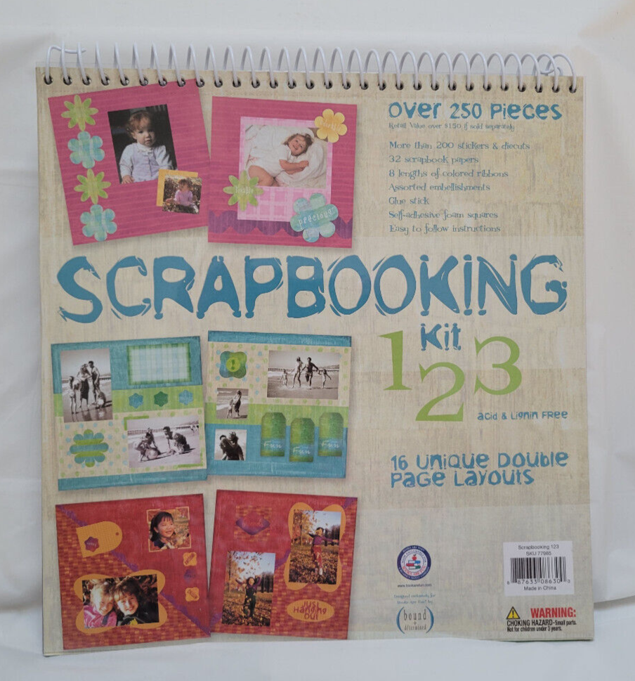 Books Are Fun SCRAPBOOKING KIT 123 Over 250 Pieces Acid & Lignin Free-image