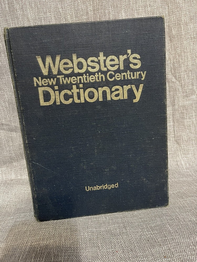 Webster's New Twentieth Century Dictionary Second Edition Unabridged 1976