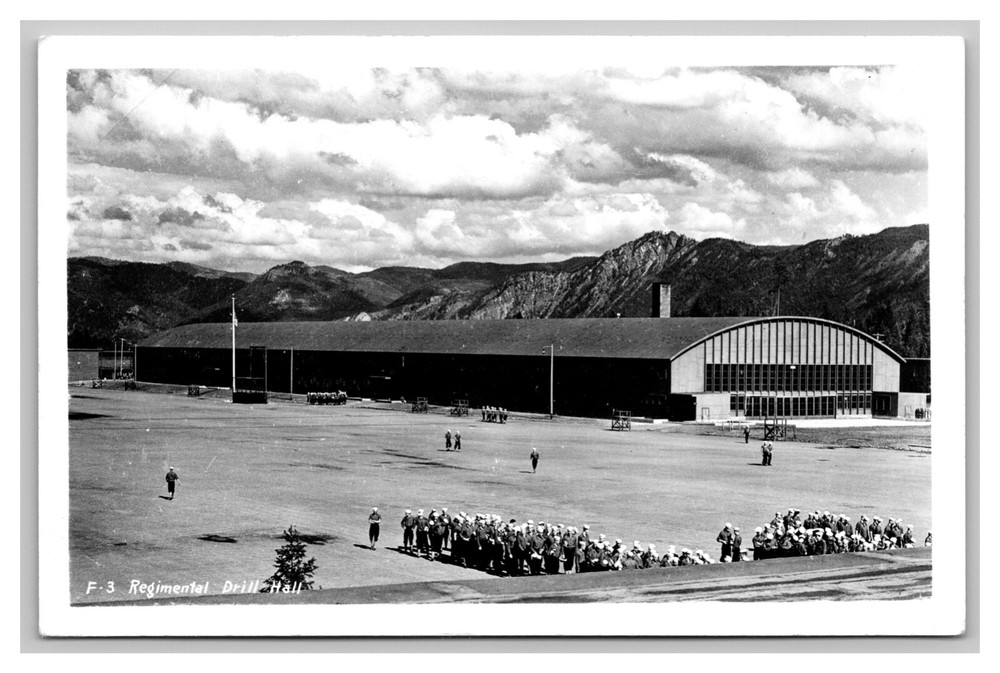 Bayview,ID Regimental Drill Hall Farragut Naval Training Station Idaho RPPC