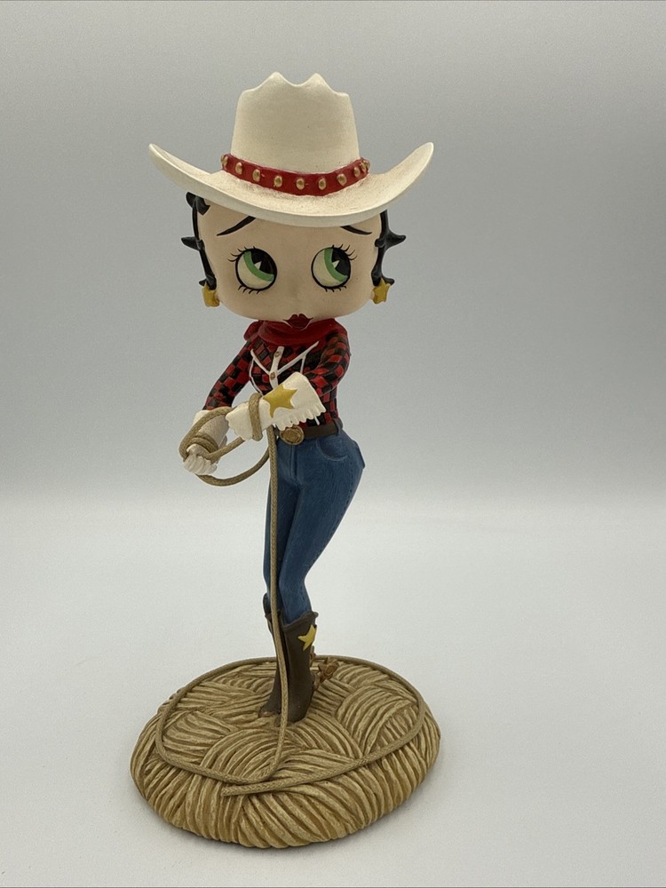 Betty Boop Cowgirl Collector Figurine Danbury Mint