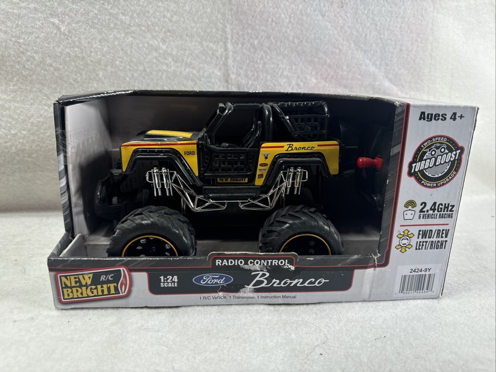 New Bright Radio Control Bronco 124 Scale Rc Car Rc Truck NIB
