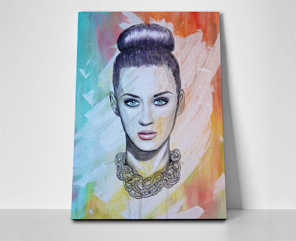 Katy Perry Vibrant Print Poster or Framed Canvas Wall Art