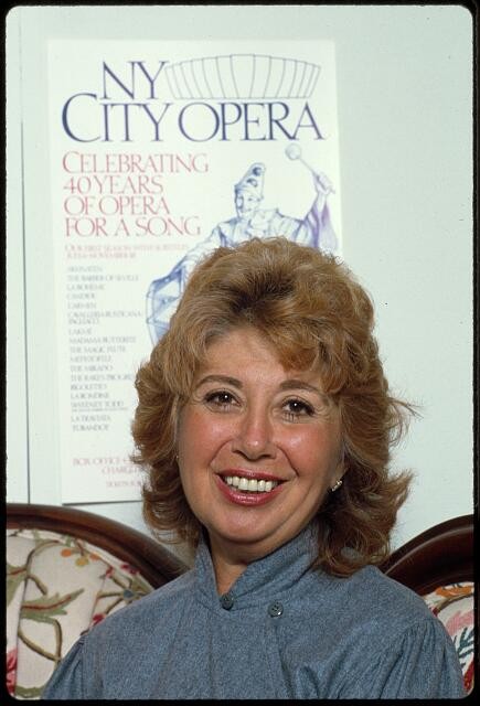 Photo:Beverly Sills New York City Opera 1984 Portrait