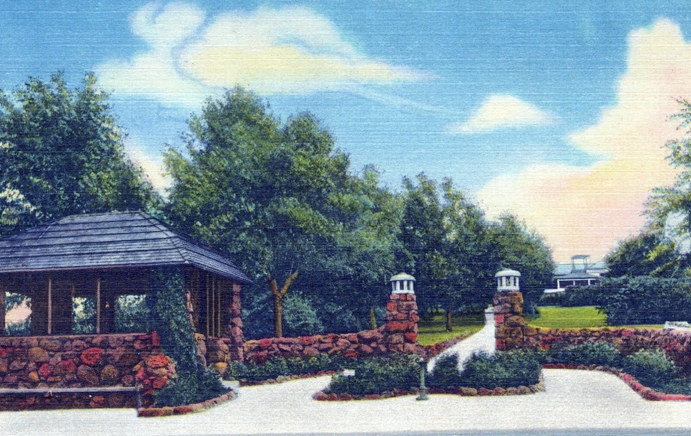 Chautauqua Grounds Boulder Colorado Unposted Linen Postcard