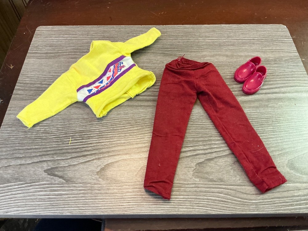 Mattel Barbie Ken Doll Clothes Shirt Pants Shoes Set Lot