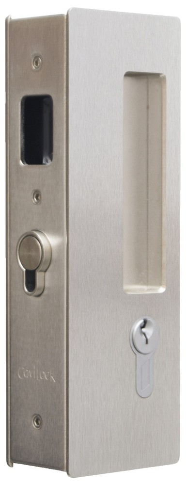 Cavilock CL400C-DC-34 Nickel Magnetic Latching Double Cylinder Pocket Lock