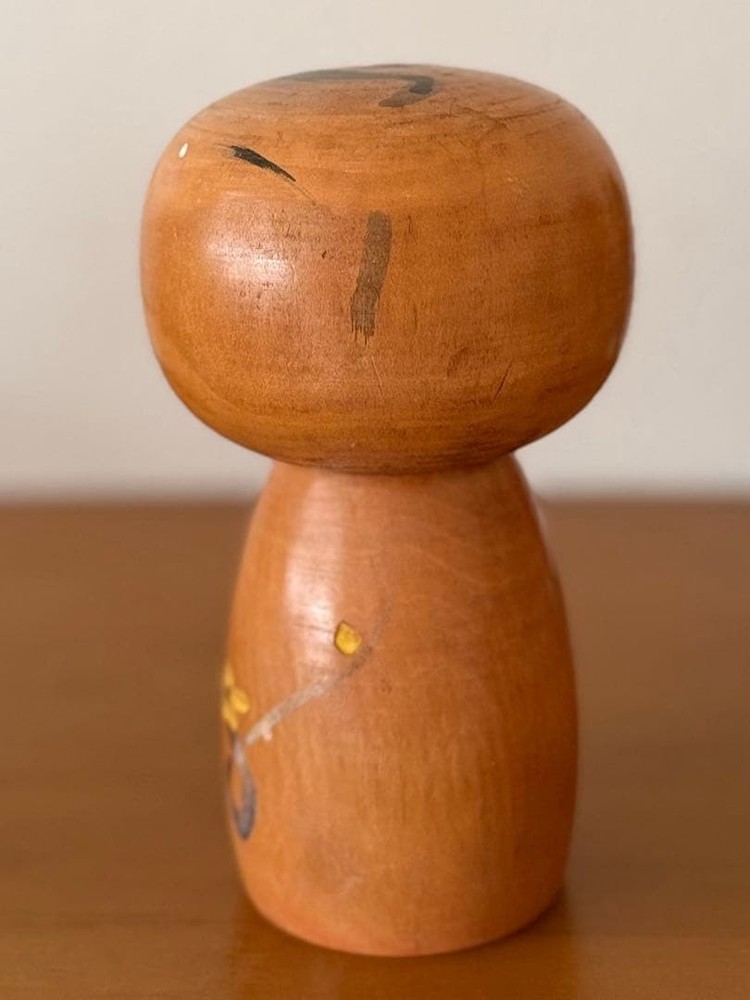 Takahashi Hashime Kokeshi Doll 15.5cm Vintage Wooden Art Piece