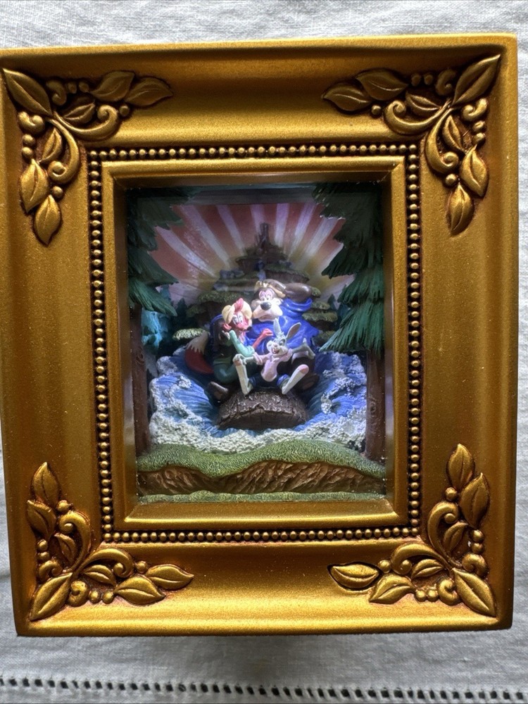 Disney Splash Mountain Gallery of Light Shadow Box Olszewski Collectible