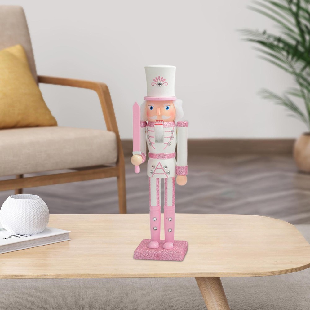 New Pastel Pink Nutcracker Christmas Decoration Holiday Decor Christmas style