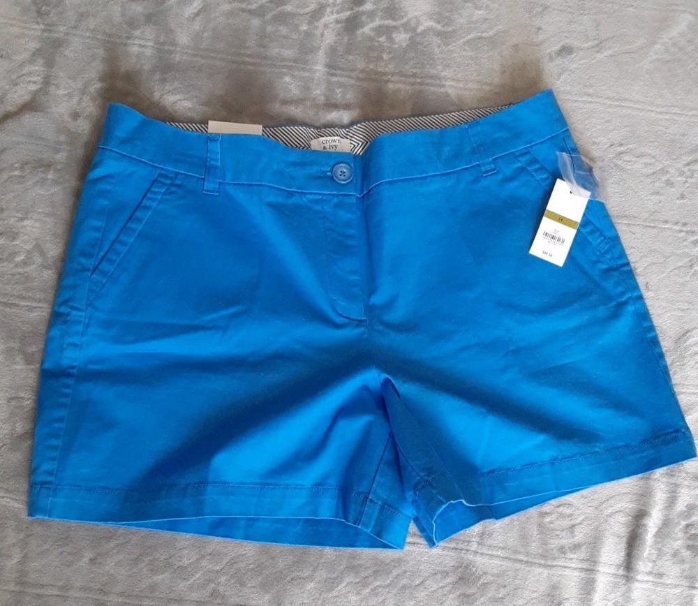 Crown & Ivy Womens Shorts Size 14 Nwt