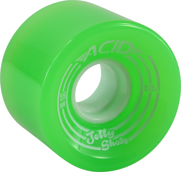 ACID JELLY SHOTS 59mm GREEN WHEELS SET-image