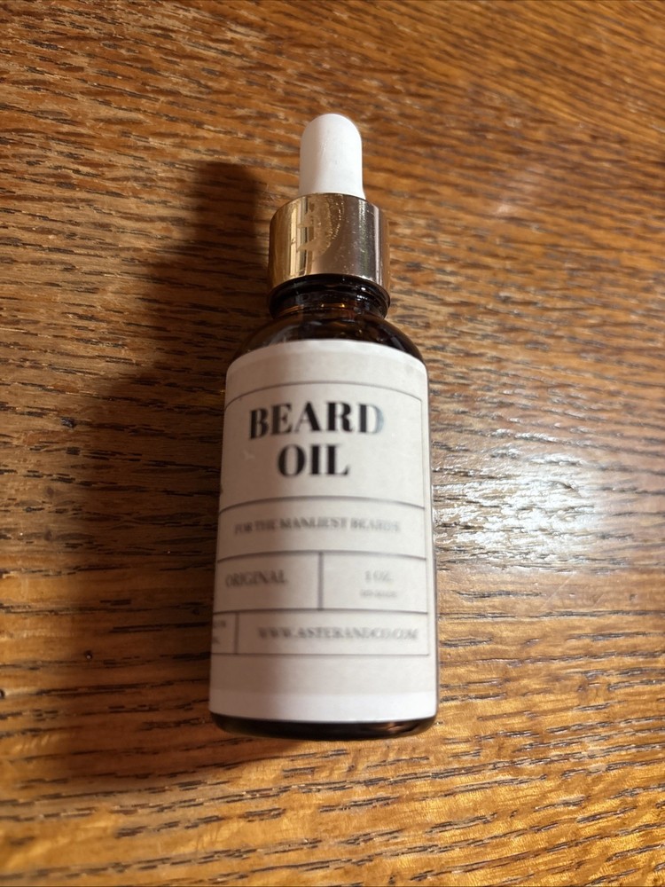 Aster & Co 1 oz Original Beard Oil for Soft Healthy Growth
