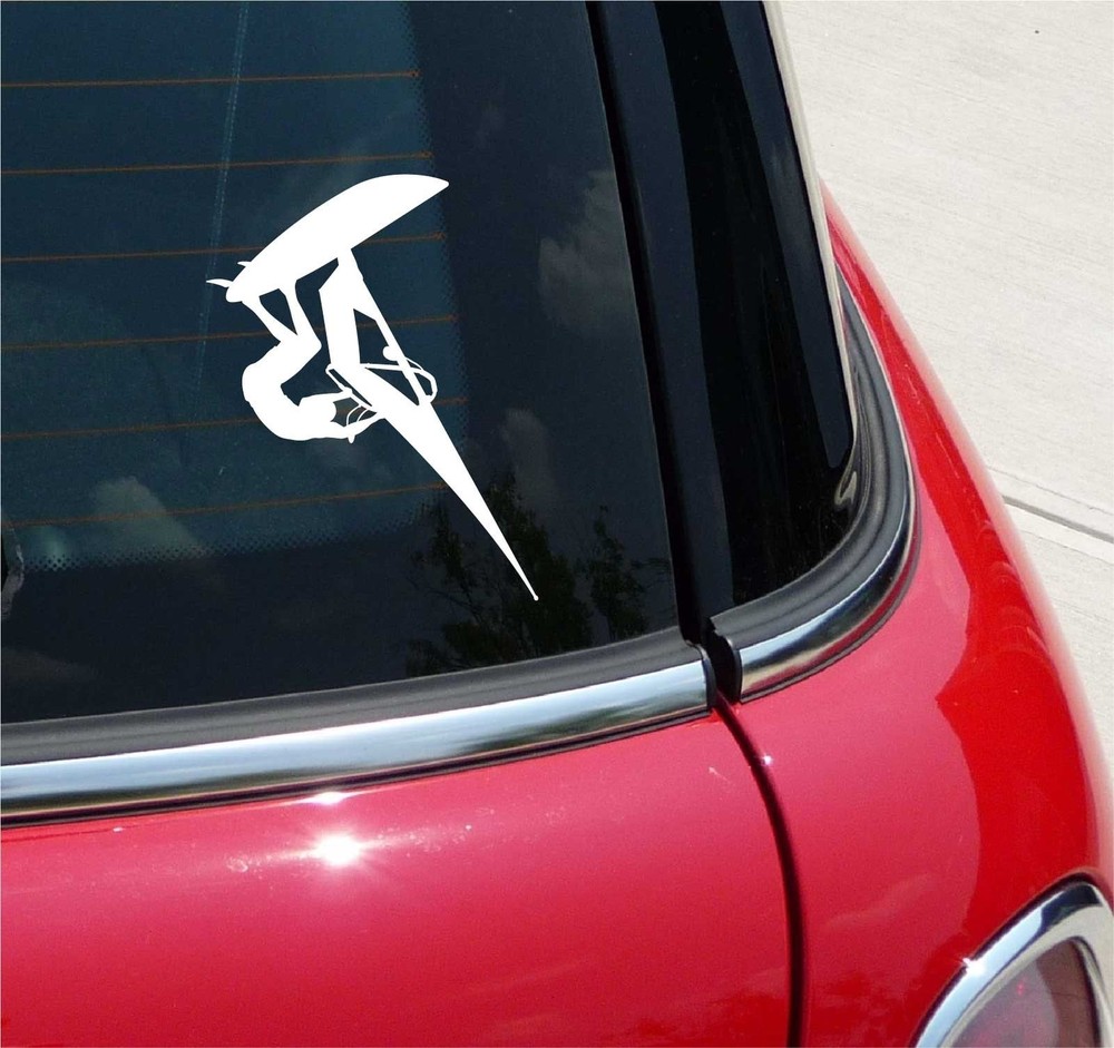 Windsurfing Graphic Decal Sticker for Car or Wall Decor