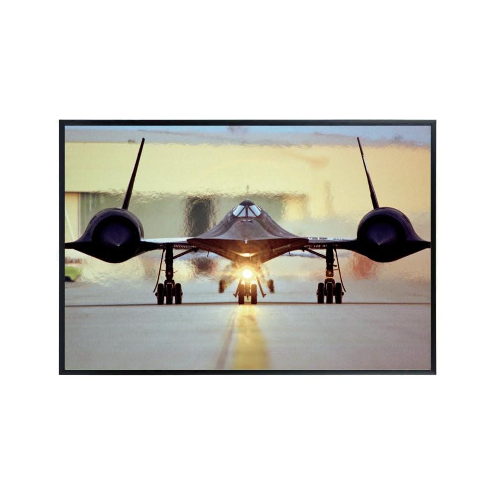 SR-71 Blackbird Poster Skunkworks Military Aviation Wall Art Pilot