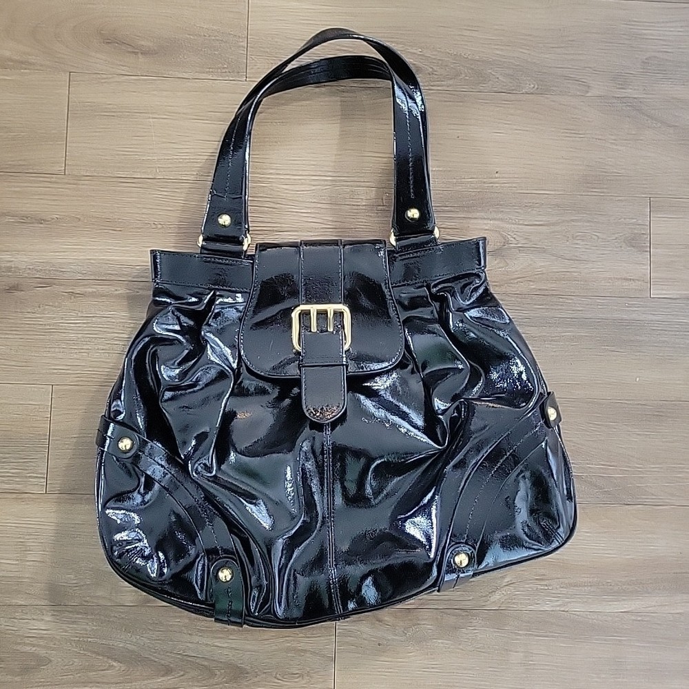 Dooney & Bourke HP Hayden Panettiere Limited Edition Black Patent Leather
