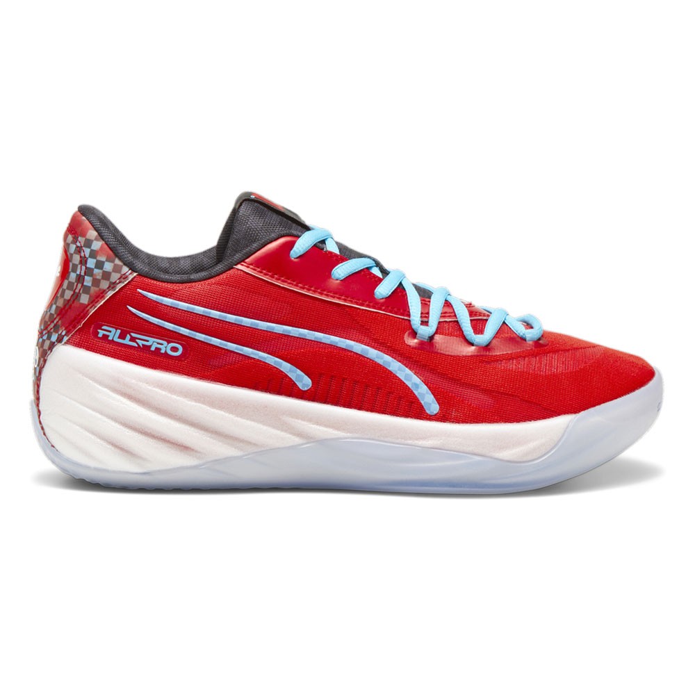 PUMA All Pro Nitro Scoot Basketball  Mens Red Sneakers Athletic Shoes 37930001