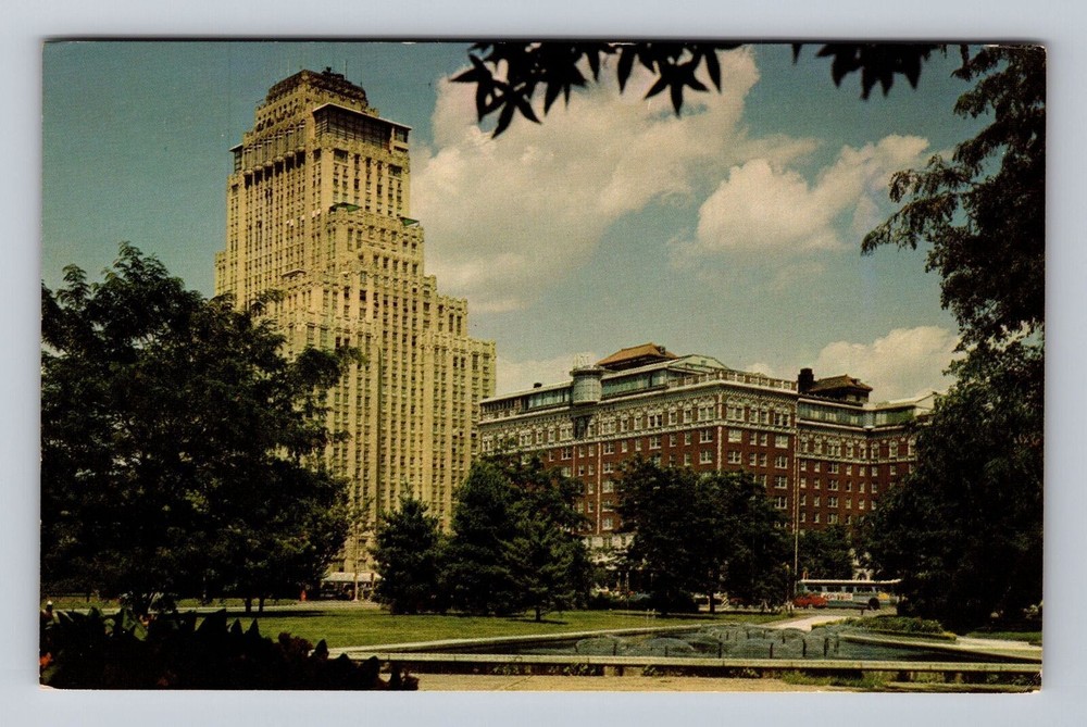 St Louis MO-Missouri The Chase Park Plaza Great Hotel Vintage Postcard