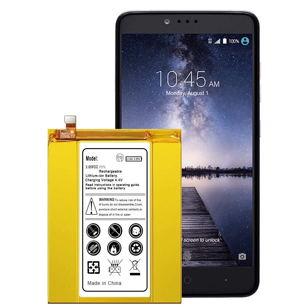 Long Life Upgraded 3820mAh Rechargeable Standard Battery f ZTE Blade X Max Z983