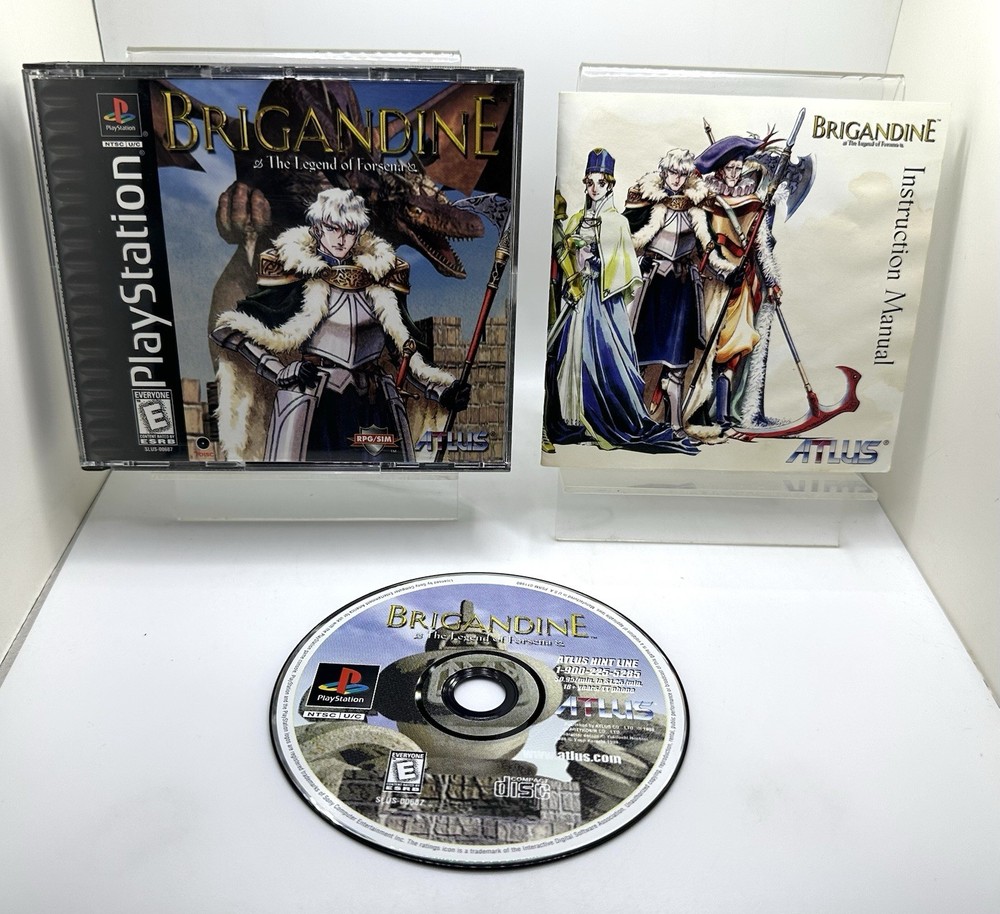 Brigandine Legend Of Forsena ( PlayStation 1 PS1 ) Rare Tested CIB - Great Shape