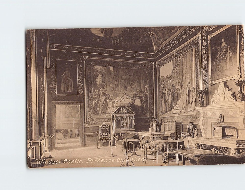 Postcard Presence Chamber Windsor Castle