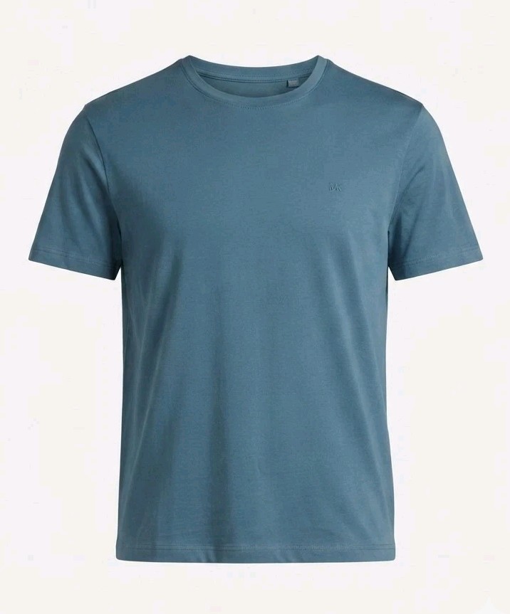 Michael Kors Men's T-Shirt Size XXL Blue Crew Neck Short Sleeve Casual Tee