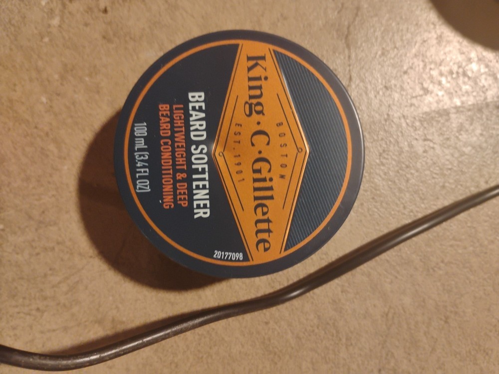 King C. Gillette Men's Soft Beard Balm, 3.4 Ounces