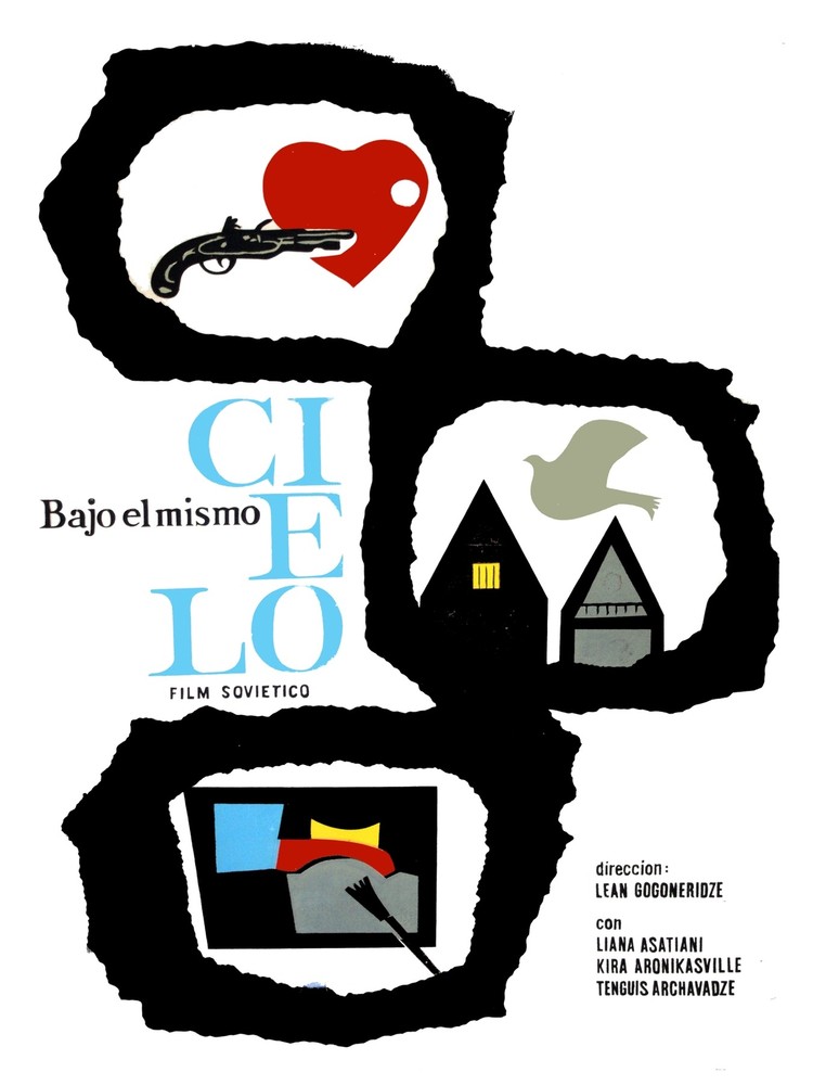 Bajo el mismo cielo, Soviet fi4m Decor Poster.Graphic Art Interior design.3664