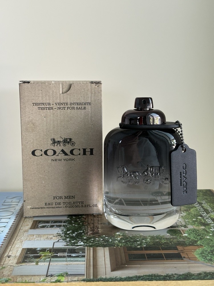 Coach Men's New York Eau De Toilette Spray 3.3 fl oz [New Tester]