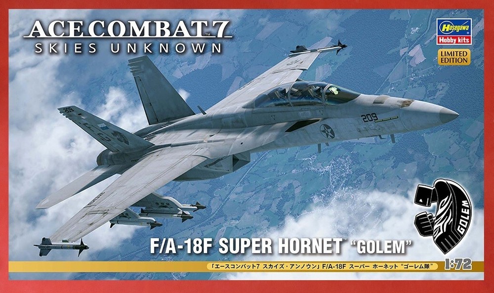HASEGAWA 52756 (SP596) “ACE Combat 7 Sky Unknown” 1/72 FA-18F Super Hornet GOLEM-image