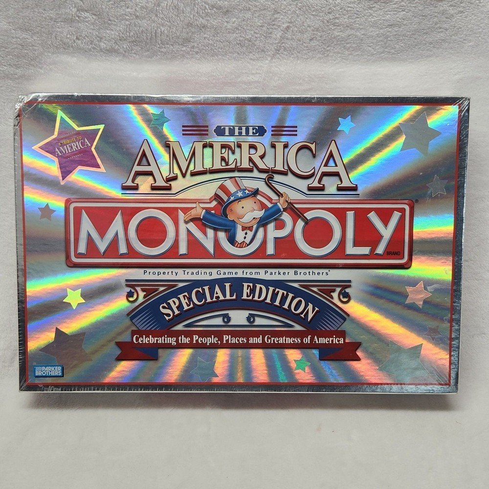 Monopoly America Special Edition Board Game New Sealed 2002