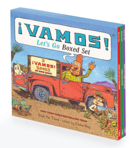 Vamos Lets Go 3-Book Paperback Picture Book Box Set in Good Condition