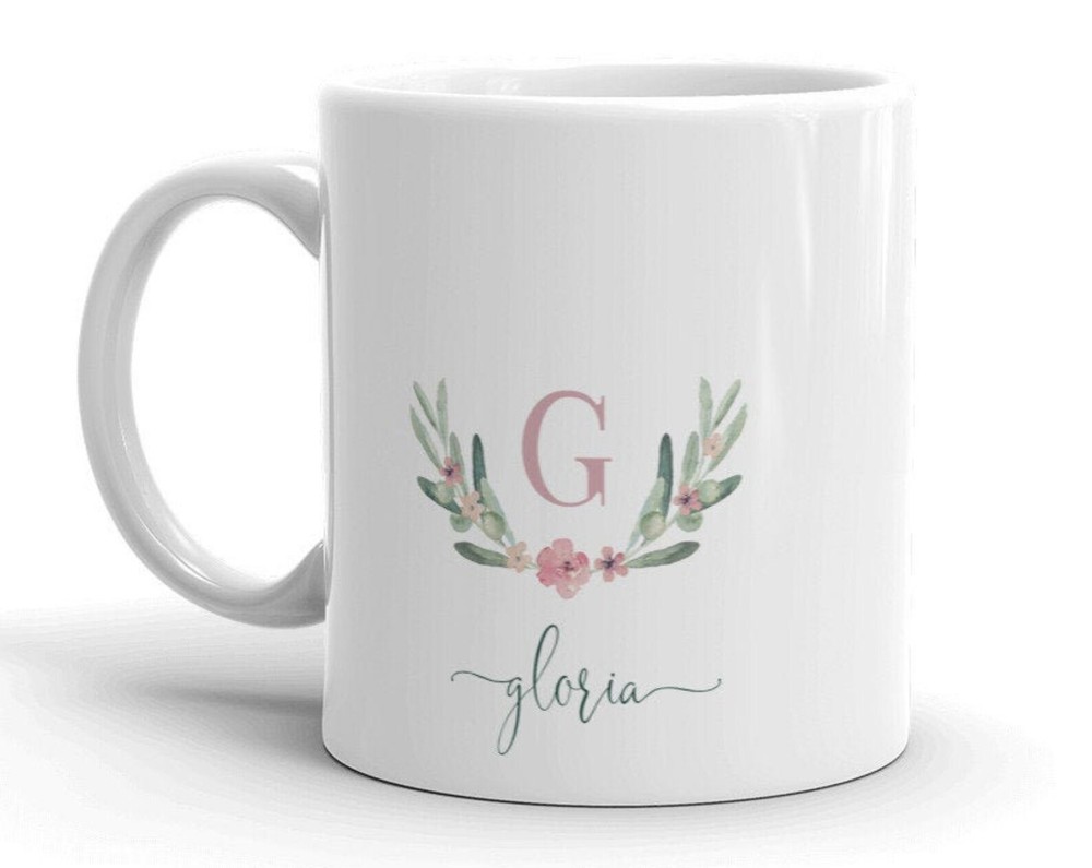 Custom Monogram Mug Gift for University & College Students