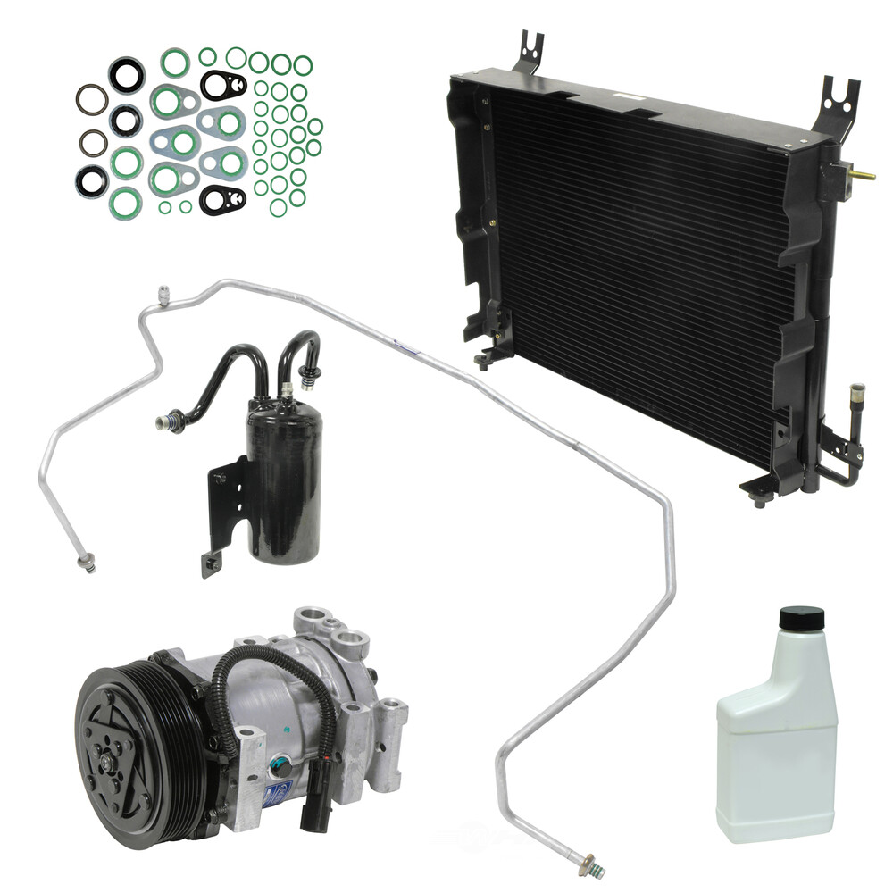 A/C Compressor Kit with Condenser UAC KT 4176A Replacement
