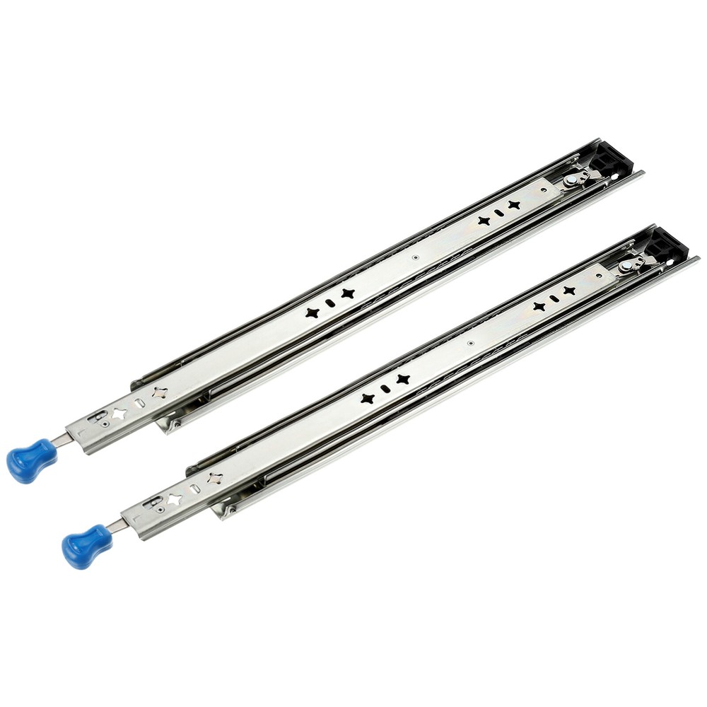 1 Pair Heavy Duty Drawer Slides, 18 Inch Drawer Slides with Lock 249lb