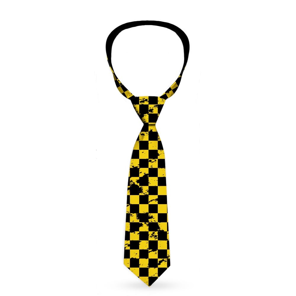 Necktie Standard - Checker Weathered Black/Yellow ACC NEWAnother great item from Rarewaves USA | Free delivery!