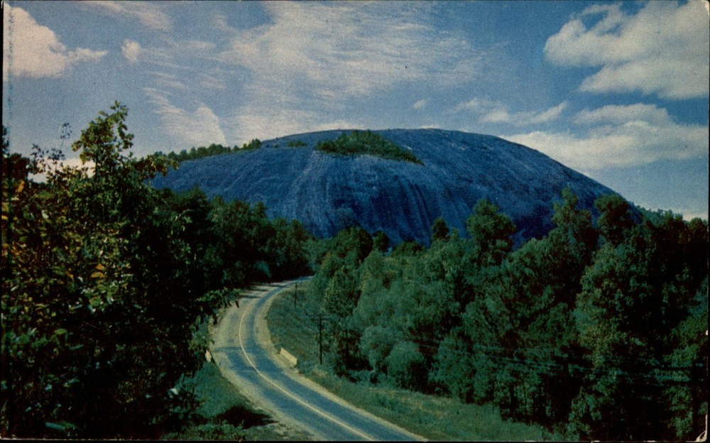 Stone Mountain Atlanta Georgia vintage postcard s571